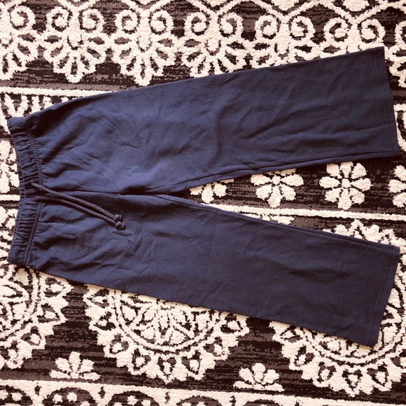 BELLA GIRL navy soft 100% cotton sweat pant - Picture 3 of 7